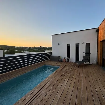 Villa Luxury With Pool And View Juvignac
